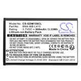 Battery for Grandstream 1595 BNA-WB-L415 3.7V Li-ion 900mAh / 3.33Wh