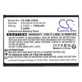 Battery for Gigaset GL7 V30145-K1310-X479 3.7V Li-ion 1500mAh / 5.55Wh