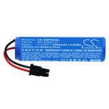 Battery for Garmin 010-12400-04 361-00022-14 3.7V Li-ion 2600mAh / 9.62Wh