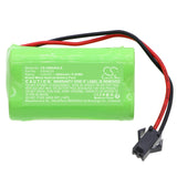 Battery for Gama Sonic GS-16LD GS48V20 4.8V Ni-MH 2000mAh / 9.60Wh