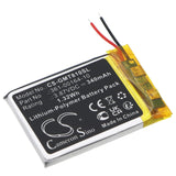 Battery for Garmin Instinct Solar 361-00136-10, 361-00164-00, 361-00164-10 3.87V