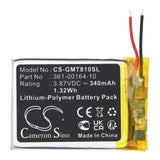 Battery for Garmin Instinct Solar 361-00136-10, 361-00164-00, 361-00164-10 3.87V