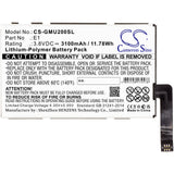 Battery for GlocalMe E1 3.8V Li-Polymer 3100mAh / 11.78Wh