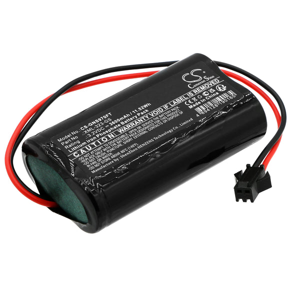 Battery for Gama Sonic GS-94B XML-323-GS 3.2V LiFePO4 3600mAh / 11.52Wh
