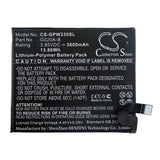 Battery for Google G020C G020A-B 3.85V Li-Polymer 3600mAh / 13.86Wh