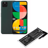 Battery for Google Pixel 5A 5G G27FU 3.87V Li-Polymer 4600mAh / 17.80Wh