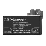 Battery for Google G9BQD G949-00574-01, GS35E 3.89V Li-Polymer 4500mAh / 17.51Wh