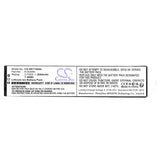 Battery for Hook-Eye Underwater Fishing Camera K102095 3.7V Li-ion 2000mAh / 7.4