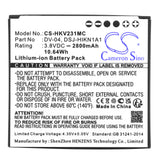 Battery for Hikvision DS-MH1310-N1 DSJ-HIKN1A1, DS-MH1310-N1-B, DV-04 3.8V Li-io