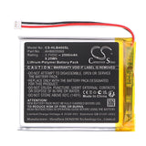 Battery for HelloBaby HB40 Monitor AHB605060 3.7V Li-Polymer 2500mAh / 9.25Wh