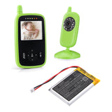 Battery for HelloBaby HB6231 Monitor AHB523450 3.7V Li-Polymer 1000mAh / 3.7Wh