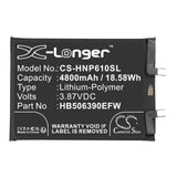 Battery for Honor 60 Pro 5G HB506390EFW 3.87V Li-Polymer 4800mAh / 18.58Wh