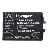 Battery for Honor 50 Lite HB466589EFW 3.87V Li-Polymer 4200mAh / 16.25Wh