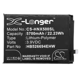 Battery for Honor X50 HB526694EHW 3.9V Li-Polymer 5700mAh / 22.23Wh