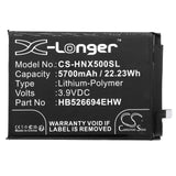 Battery for Honor X50i HB526694EHW 3.9V Li-Polymer 5700mAh / 22.23Wh