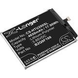 Battery for HTC F233 B2Q9F100 3.85V Li-Polymer 4650mAh / 17.90Wh