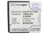 Battery for HTC Sensation 4G 35H00150-00M, 35H00150-01M, 35H00150-02M, 35H00150