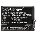Battery for Huawei Changwan 9A HB526489EEW 3.85V Li-Polymer 4900mAh / 18.87Wh
