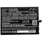 Battery for Huawei Changxiang 20 SE HB526488EEW 3.85V Li-Polymer 4850mAh / 18.6