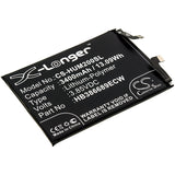 Battery for Huawei TNY-TL00 HB386689ECW 3.85V Li-Polymer 3400mAh / 13.09Wh