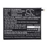 Battery for Huawei BTV-DL09 HB2899C0ECW 3.82V Li-Polymer 5100mAh / 19.48Wh