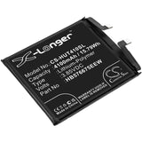 Battery for Huawei NOH-N09 HB576675EEW 3.85V Li-Polymer 4100mAh / 15.79Wh