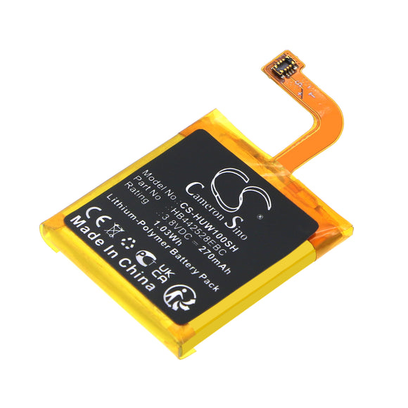 Battery for Huawei Watch 1 HB442528EBC 3.8V Li-Polymer 270mAh / 1.03Wh