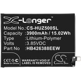Battery for Huawei DVC-TN00 HB426388EEW 3.85V Li-Polymer 3900mAh / 15.02Wh