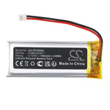 Battery for Interphone F5MC AHB822048-1 3.7V Li-Polymer 700mAh / 2.59Wh
