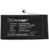 Battery for Apple iPhone 12 Pro A2431, A2479 3.83V Li-Polymer 3350mAh / 12.83Wh