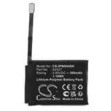 Battery for Apple Watch Series S6 44mm A2327 3.85V Li-Polymer 300mAh / 1.16Wh