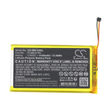 Battery for iRiver AK120 II PLM634786 3.8V Li-Polymer 4100mAh / 15.58Wh