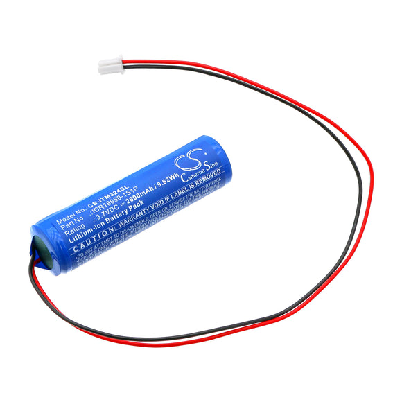 Battery for Internorm 32482 ICR18650-1S1P 3.7V Li-ion 2600mAh / 9.62Wh