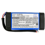 Battery for JBL JEM3316 GSP0931134 01 7.4V Li-Polymer 10000mAh / 74.00Wh