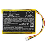 Battery for JBL Wind 2 GSP383555 01 3.7V Li-Polymer 730mAh / 2.70Wh