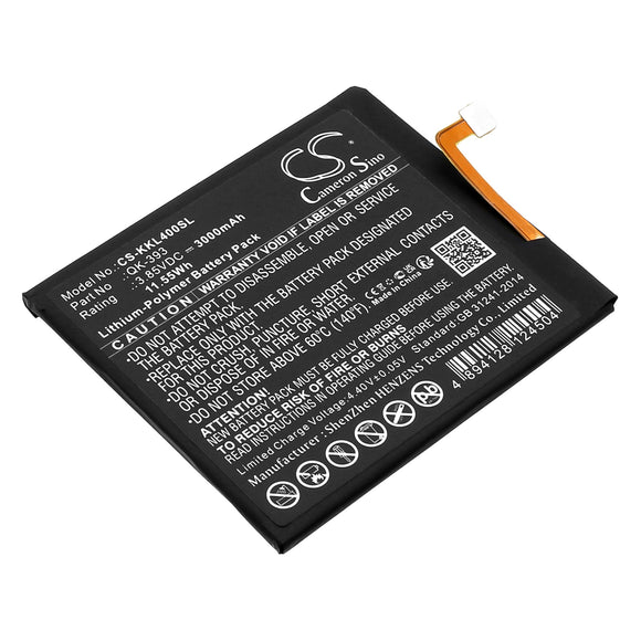 Battery for 360 1503-M02 QK-393 3.85V Li-Polymer 3000mAh / 11.55Wh