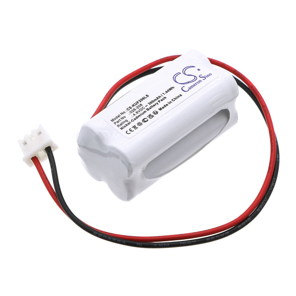 Battery for Sure-Lite BCN350-4EWP-CE109 026-208 4.8V Ni-CD 300mAh / 1.44Wh