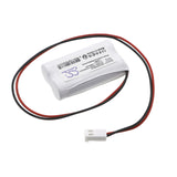 Battery for Kaufel Fire Exit Sign 248BHXS1P, BGN800-2DWP-PRB830EC 2.4V Ni-CD 800