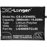 Battery for LG LMX440IM LG4000STCL02 3.85V Li-Polymer 3900mAh / 15.02Wh