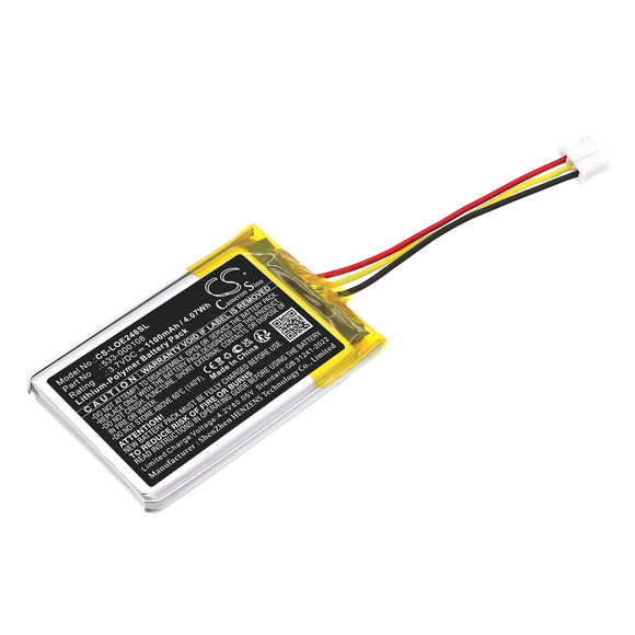 Battery for Logitech S-000136 533-000108 3.7V Li-Polymer 1100mAh / 4.07Wh