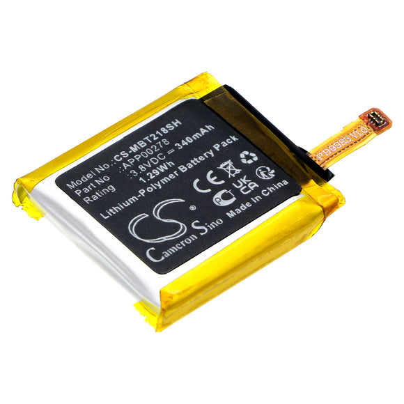 Battery for Montblanc SUMMIT S2T18 APP00278 3.8V Li-Polymer 340mAh / 1.29Wh