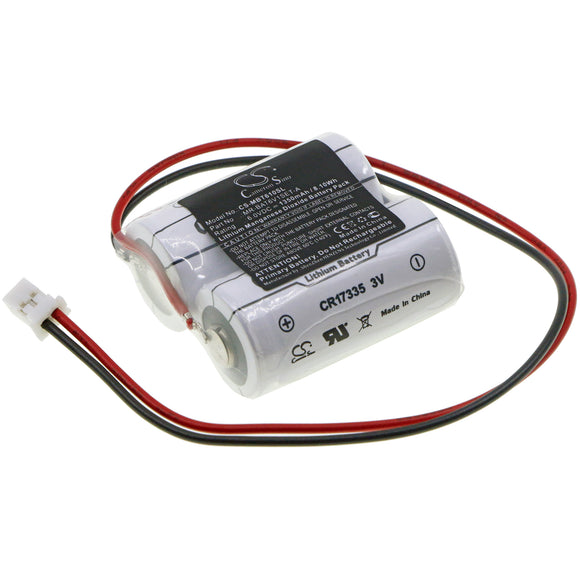 Battery for Mitsubishi MR-BAT6V1SET-A 6.0V Li-MnO2 1350mAh / 8.10Wh