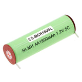Battery for Braun 5506 180AAH 1.2V Ni-MH 1800mAh / 2.16Wh
