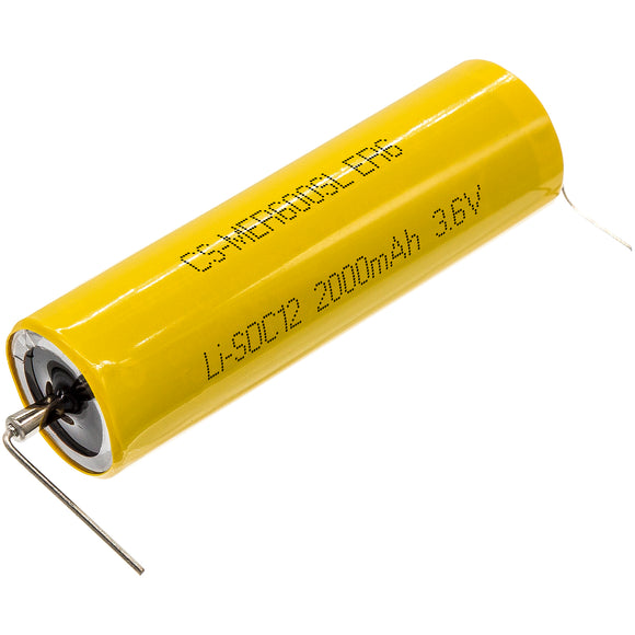 Battery for Maxell ER6 3.6V Li-SOCl2 2000mAh / 7.20Wh