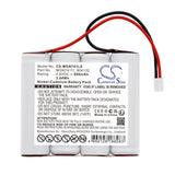 Battery for LUMINOX LUM10516 804133, MGN74111, MXN0051 4.8V Ni-CD 800mAh / 3.84