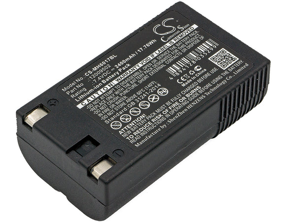 Battery for Monarch 6039 12009502 7.4V Li-ion 2400mAh / 17.76Wh