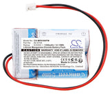 Battery for Kannda Marine K82-1057 K82-1057, K82-1057A 9.0V Li-MnO2 1350mAh / 1