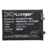 Battery for POCO 23013RK75G BM5N 3.87V Li-Polymer 5000mAh / 19.35Wh