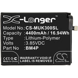 Battery for Redmi M2001G7AE 3.85V Li-Polymer 4400mAh / 16.94Wh