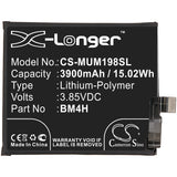 Battery for Xiaomi M1908F1XE BM4H 3.85V Li-Polymer 3900mAh / 15.02Wh